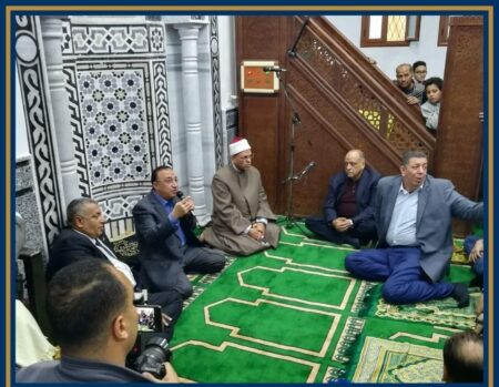 النائب أحمد المصري يشارك افتتاح مسجد أبوزيد بحي وسط بالإسكندرية بسعة 300 مصلي من الرجال والنساء 3