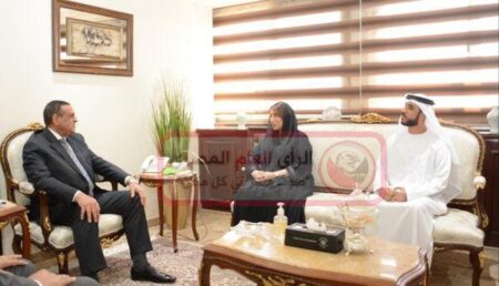 اللواء هشام آمنة وزير التنمية المحلية يبحث مع سفيرة الإمارات بالقاهرة سبل التعاون المشترك بين البلدين 4