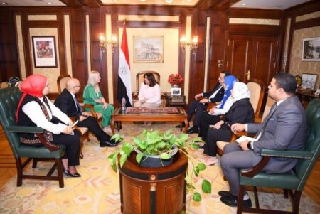 وزيرة الهجرة تلتقي سفيرة أيرلندا بالقاهرة لبحث سبل تعزيز التعاون الثنائي المشترك لعام 2023 2