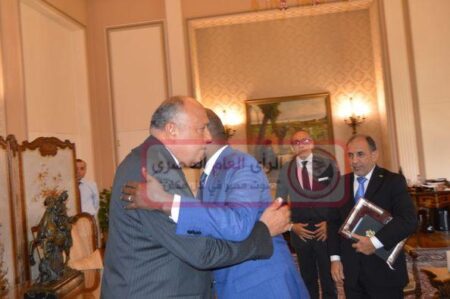 الخارجية.... سامح شكري يستقبل وزير الشؤون الخارجية والتعاون والموريتانيين في الخارج 3