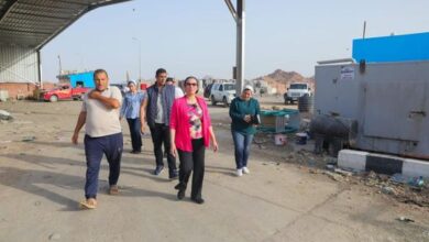 وزيرة البيئة في جولة تفقدية لمصنع تدوير المخلفات بمدينة شرم الشيخ 4