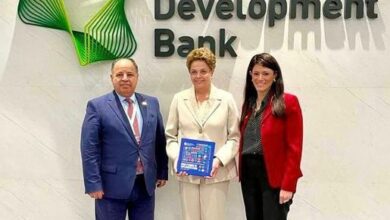 وزيرة التعاون الدولي تلتقي السيدة ديلما روسيف رئيس بنك التنمية الجديدبالصين 5