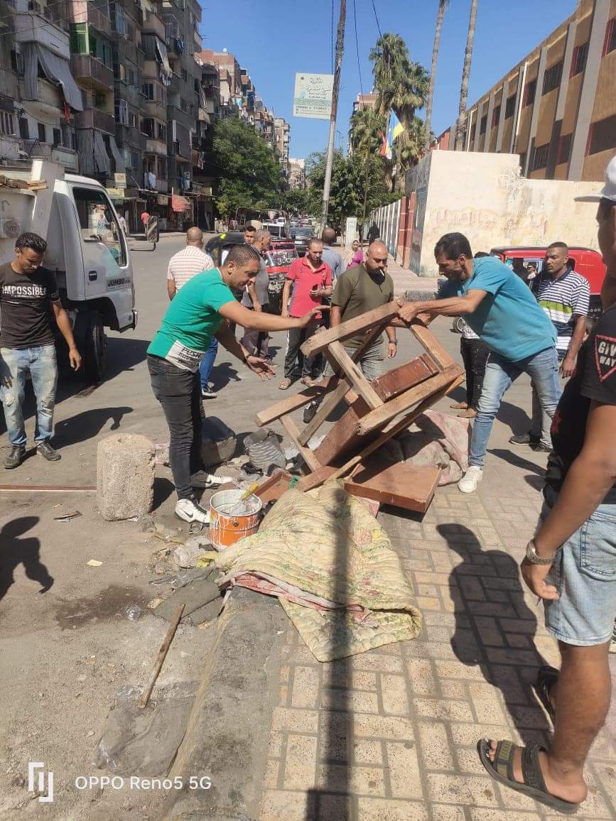 "رئيس غرب الاسكندريه "التحفظ على 40 حالة اشغالات متنوعة 6