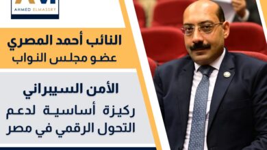 النائب احمد المصري: الأمن السيبراني ركيزة أساسية لدعم التحول الرقمي في مصر 4