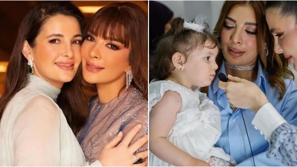 أصالة نصري تداعب حفيدتها جيهان