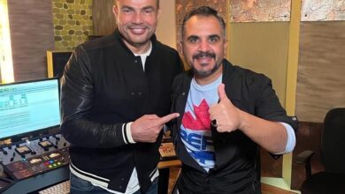 الكبير وليد سعد مع الهضبة عمرو دياب