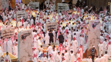 45 دولة يشاركون بمعرض الصقور والصيد السعودي الدولي بالرياض 