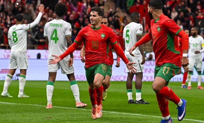 مباراة المغرب