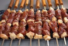 الكباب المشوي