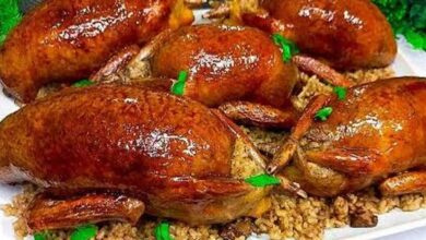 الحمام المحشي