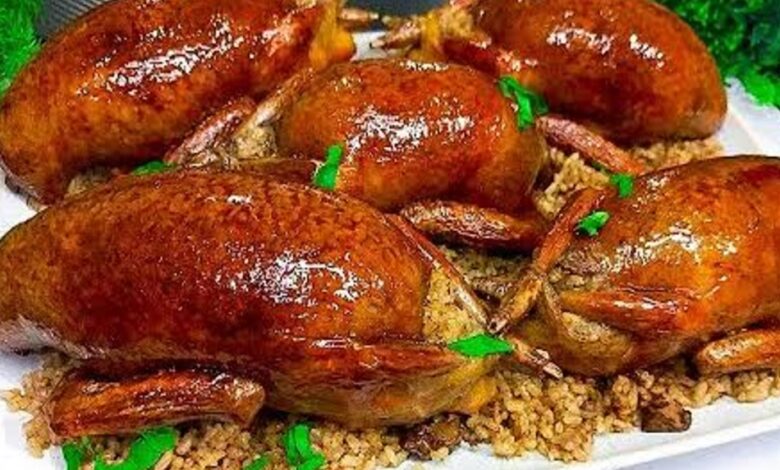 الحمام المحشي