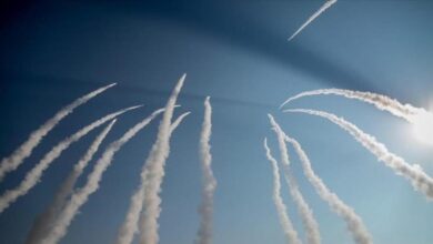 رشقة صاروخية