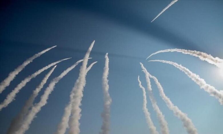 رشقة صاروخية