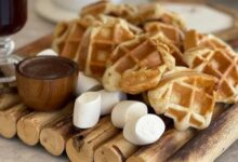 وافل المارشميلو