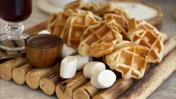 وافل المارشميلو