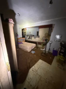 حريق شقة