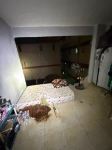 حريق شقة