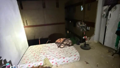 حريق شقة
