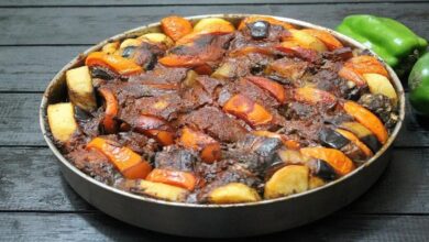 بطاطس باللحمة