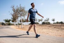 المشى