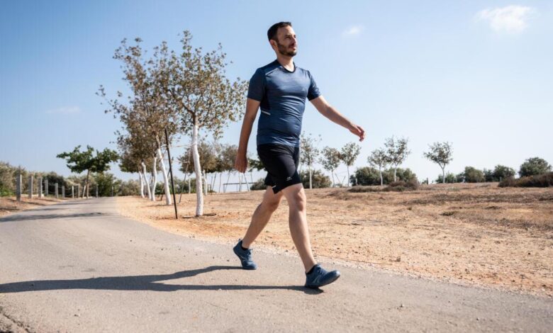 المشى