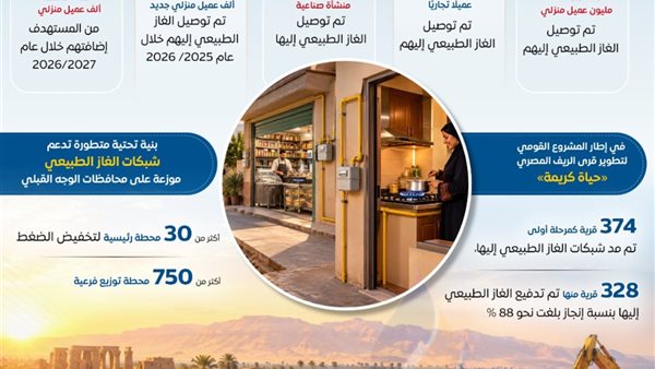 شبكات الغاز
