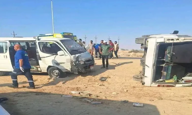 تصادم سيارتين