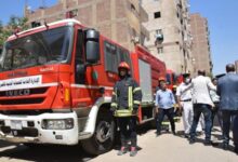 حريق شقتين