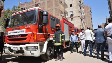 حريق شقتين